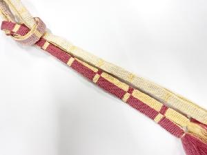 正絹　手組帯締め